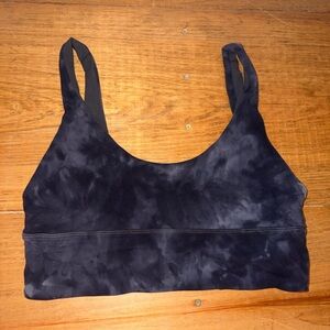 Lululemon Athletica Navy Tie-Dye Sports Bra
